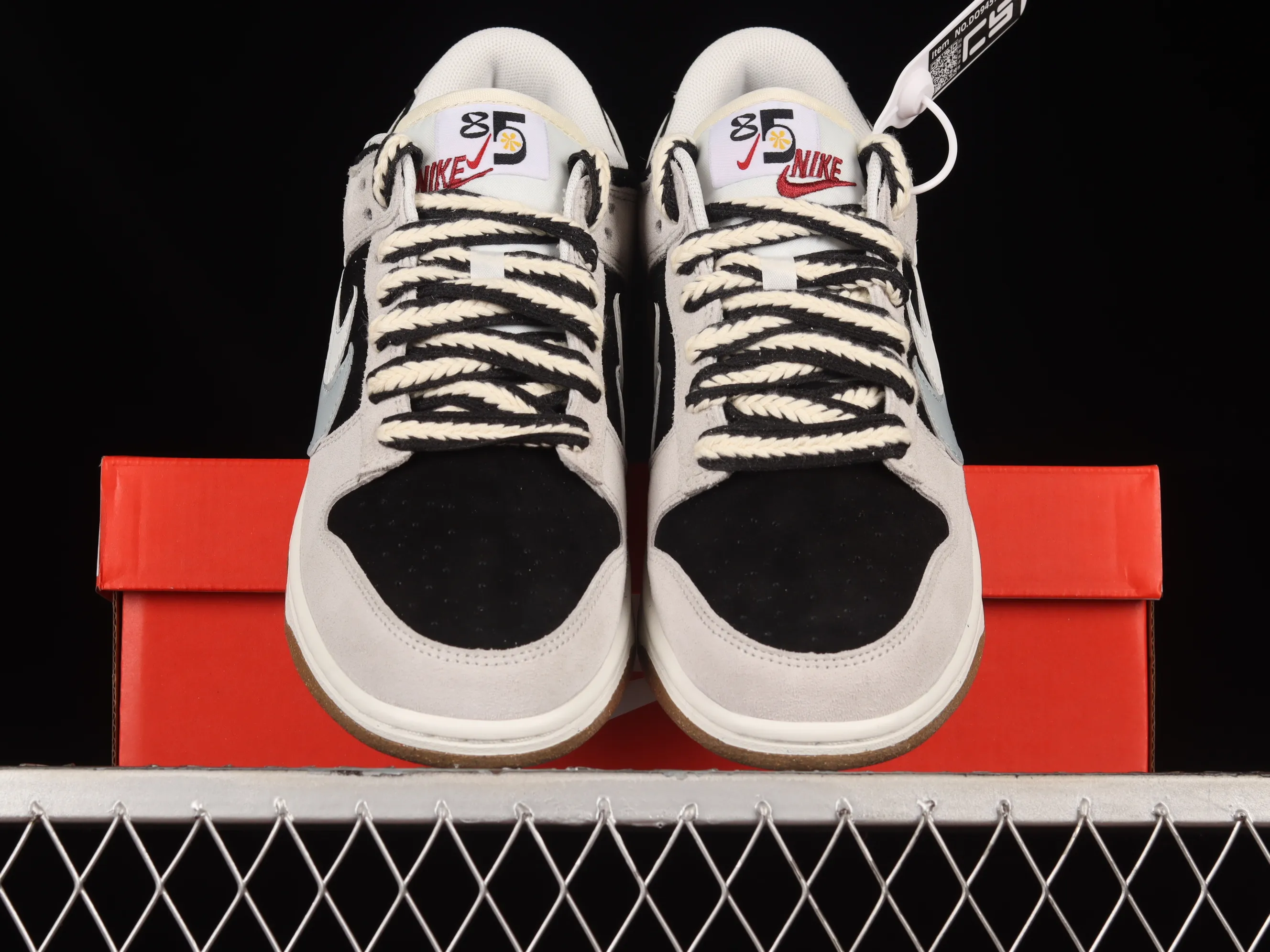 All categories Nk SB Dunk series Nk SB Dunk Low low-top sneakers Nk SB Dunk Low "85" black gray SB low-top sports and leisure sneakers DO9457-118